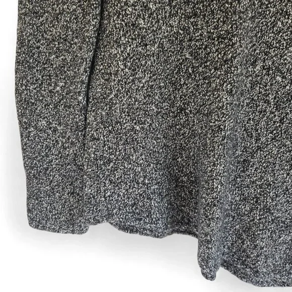 Pure Jill Womens Black & White Knit Asymmetrical Hem Sweater Small - Picture 5 of 10